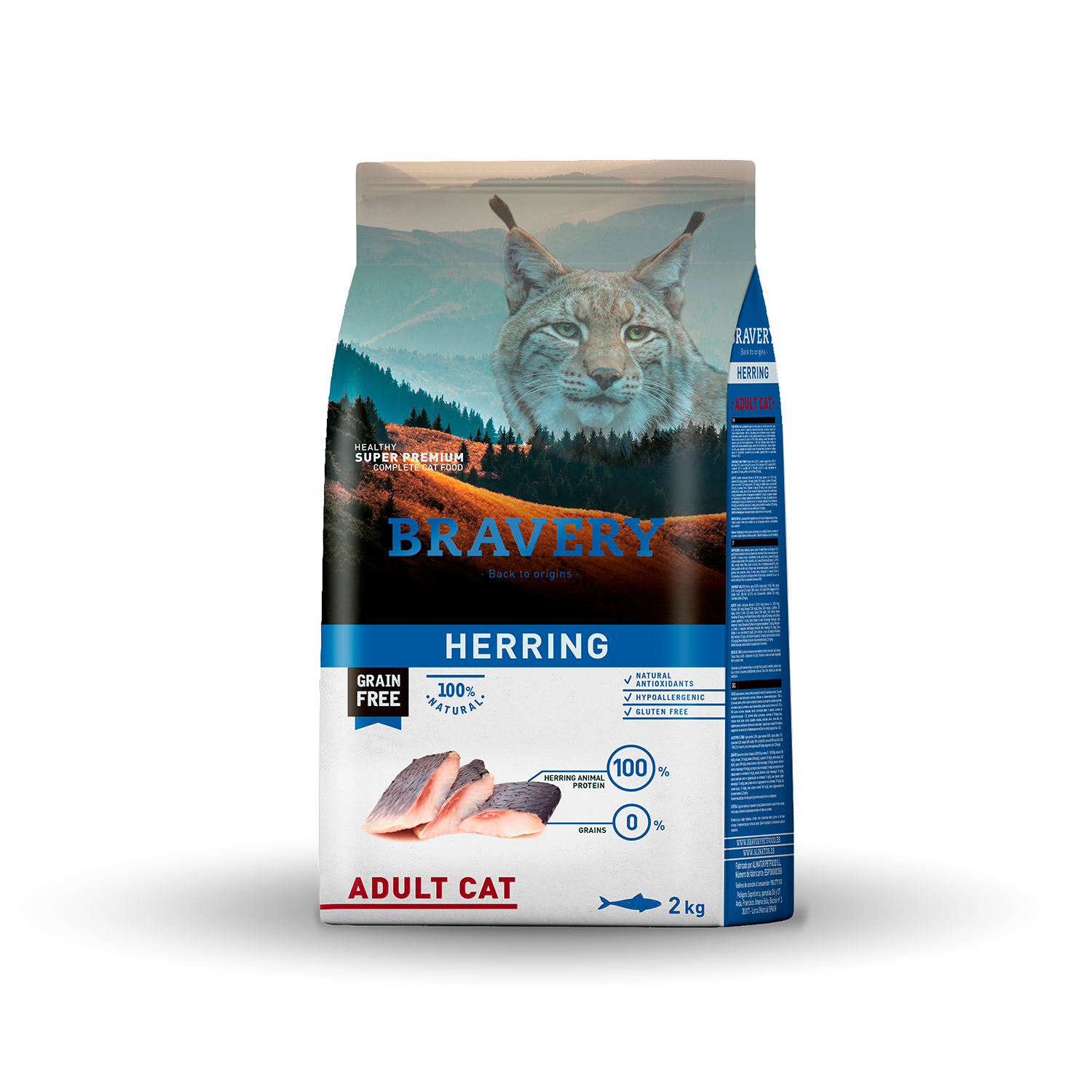 Bravery Pet Food Premium Cat Herring Recipe for a Healthy Feline