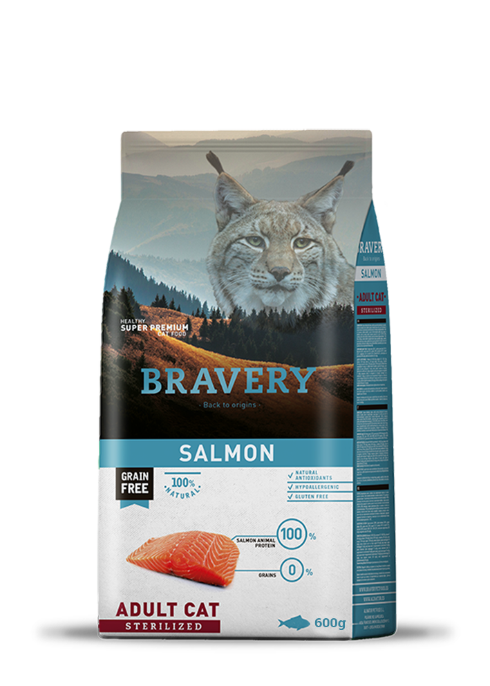 BRAVERY Salmon - Adult Cat Sterilized