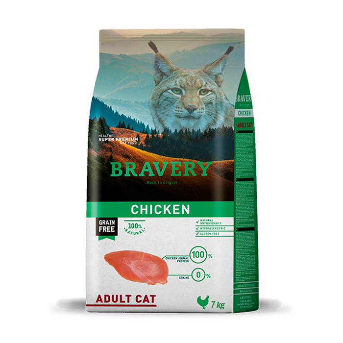 Bravery Pet Food Adult Cat Chicken Recipe: Premium, Healthy Cat Meals. Explore Top Brands, Grain-Free, Organic & Hypoallergenic Choices. Prioritize Feline Well-being. Shop Now for High-Quality, Tasty Cat Cuisine. Your Kitty Deserves the Very Best