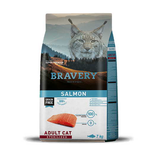 BRAVERY Salmon - Adult Cat Sterilized