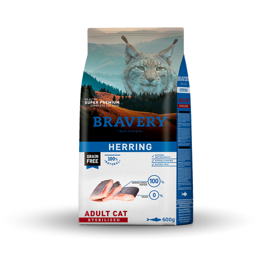 BRAVERY Herring - Adult Cat Sterilized
