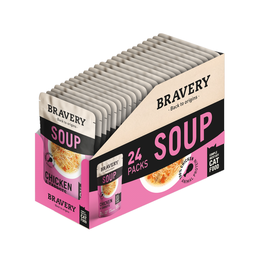 Bravery Hypoallergenic Grain-Free Cat Food Chicken_Carrots recipe bag – natural nutrition for sensitive cats