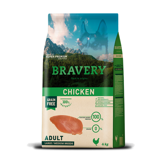 Introducing our superior-grade grain-free, hypoallergenic chicken dog food—a single protein source that caters to a healthy pup's dietary needs. Crafted with excellence, this formula guarantees not only high-quality nutrition but also effortless digestion, ensuring a delighted and contented pup of any breed and siz