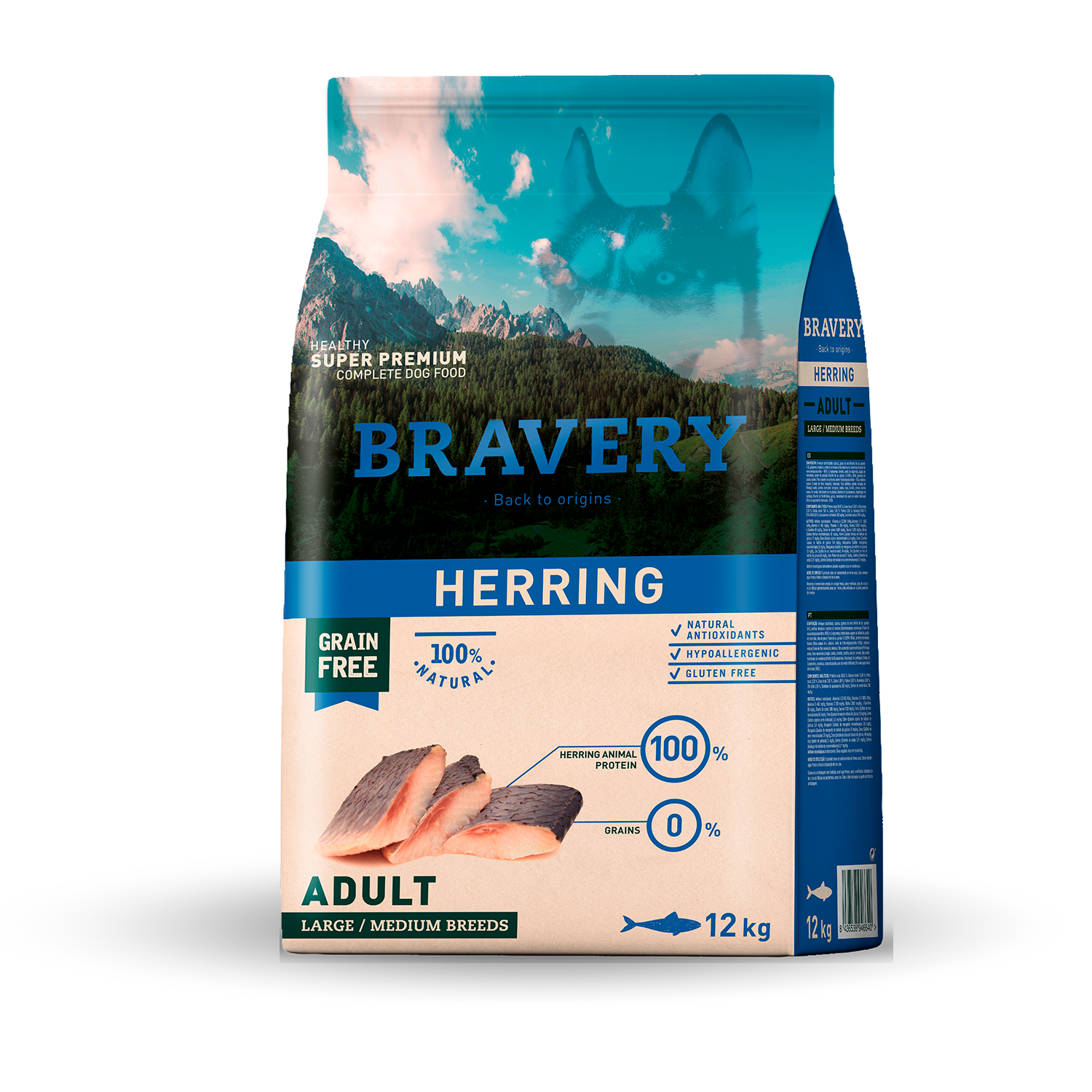 Bravery Pet Food: Exquisite Grain-Free Hypoallergenic Herring for Adult ...