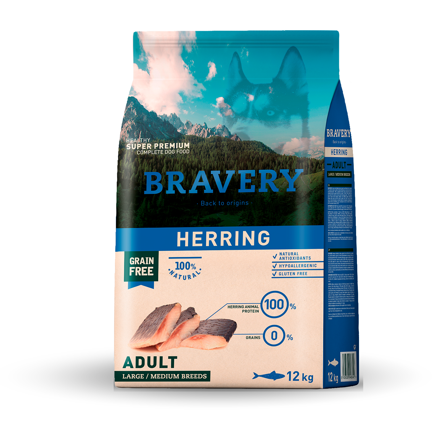 BRAVERY Herring - Adult Dog (Medium/Large Breeds)