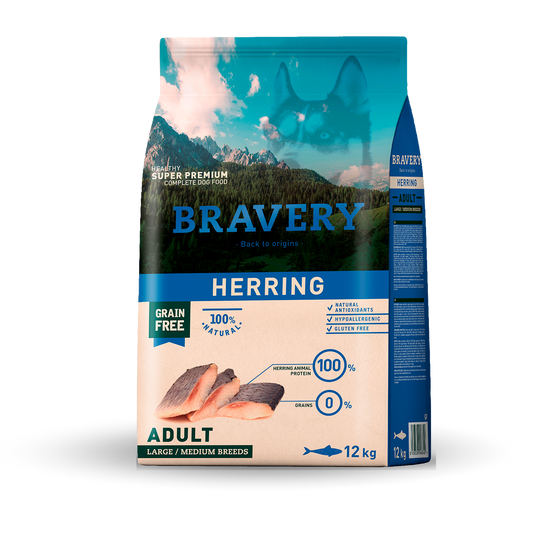 BRAVERY Herring - Adult Dog (Medium/Large Breeds)