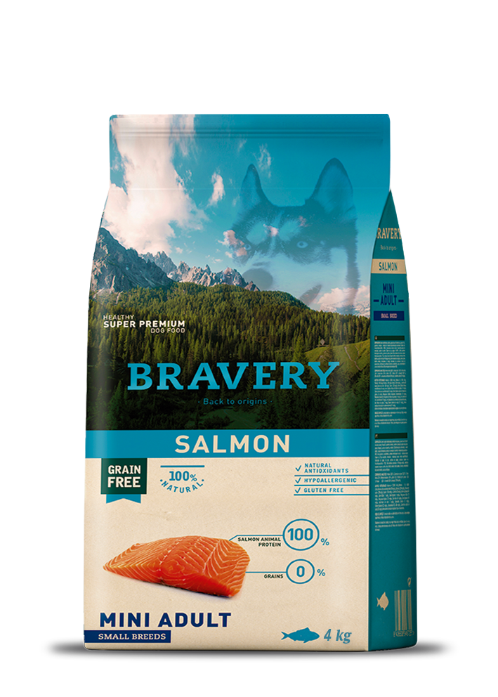 BRAVERY Salmon - Mini Adult Dog