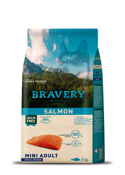 BRAVERY Salmon - Mini Adult Dog