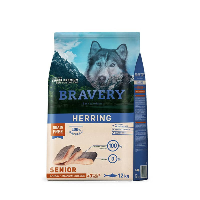 BRAVERY Herring - Adult Dog (Medium/Large Breeds) Senior